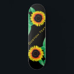 Art Sonnenblumen - Fügen Sie Ihren Text / Ihren Na Skateboard<br><div class="desc">Art Sonnenblumen - Fügen Sie Ihren Text / Name / Jahr / Zahl / Logo / Mehr - Wählen Sie / fügen Sie Ihre Lieblingsfarben Hintergrund !</div>