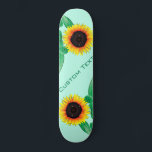 Art Sonnenblumen - Fügen Sie Ihren Text / Ihren Na Skateboard<br><div class="desc">Art Sonnenblumen - Fügen Sie Ihren Text / Name / Jahr / Zahl / Logo / Mehr - Wählen Sie / fügen Sie Ihre Lieblingsfarben Hintergrund !</div>