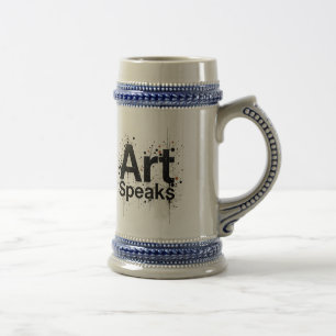 Art Speaks Elegante Inspiration Kunst Bierglas
