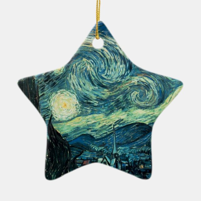ART - Starry Night - SRF Keramik Ornament (Vorne)