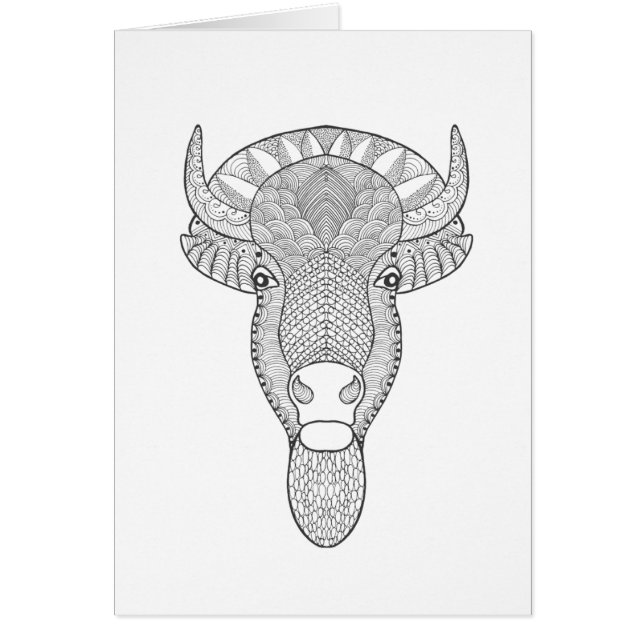 Art-Stier-Kopf (Vorne)