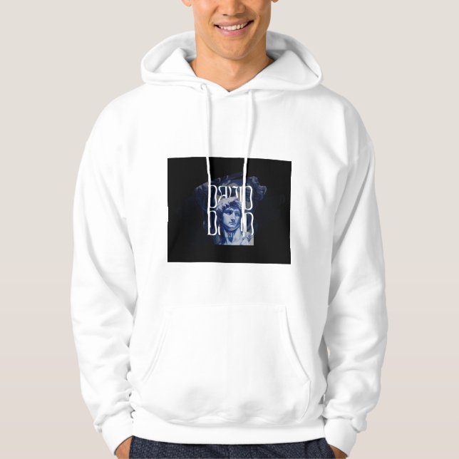 Art stirbt nie Hoodie | David Skulptur (Vorderseite)