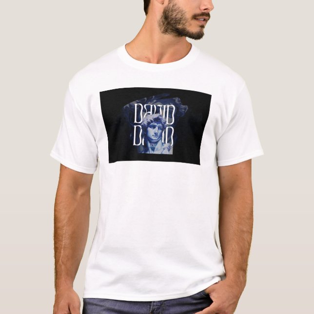 Art stirbt nie T-Shirt | David Skulptur (Vorderseite)