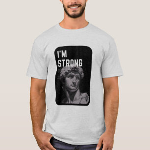 Art stirbt nie T-Shirt   David Skulptur