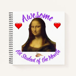 Art Student des Monats Notizbuch