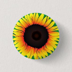 Art Sunflower - Wählen Sie Ihre Lieblingsfarben a Button