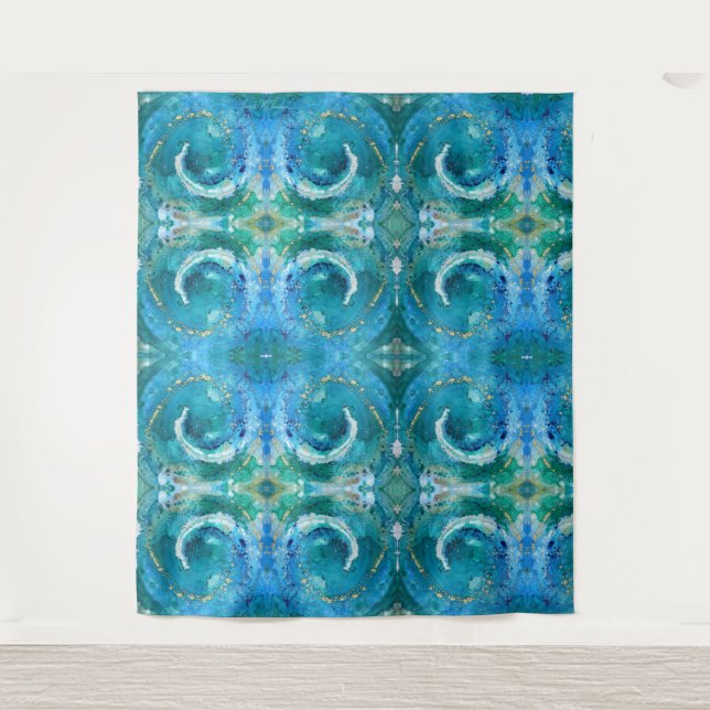 Art Tapestry - Positivity Spirale Wandteppich (Vorderseite)