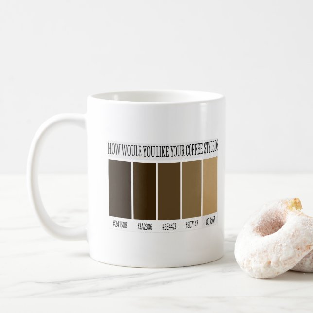 Art-Tasse Kaffee HTML CSS Tasse (Mit Donut)