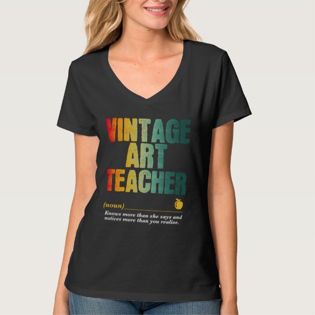 Art Teacher Appreciation Week Back to School  3 T-Shirt (Vorderseite)