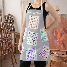 Art Teacher Colorful Schürze