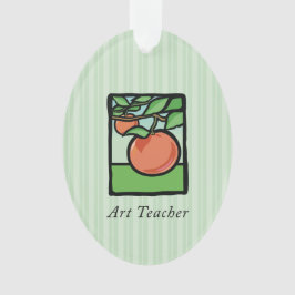 Art Teacher Danke, Apple Ornament