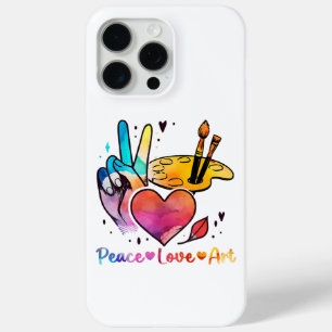 Art Teacher Peace Liebe Art für Künstler und Maler Case-Mate iPhone Hülle