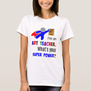 Art Teacher Superhero T-Shirt