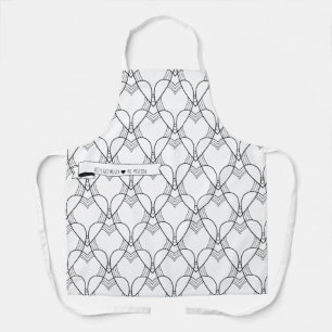 Art Teacher's Heart Pattern Art Smock Schürze