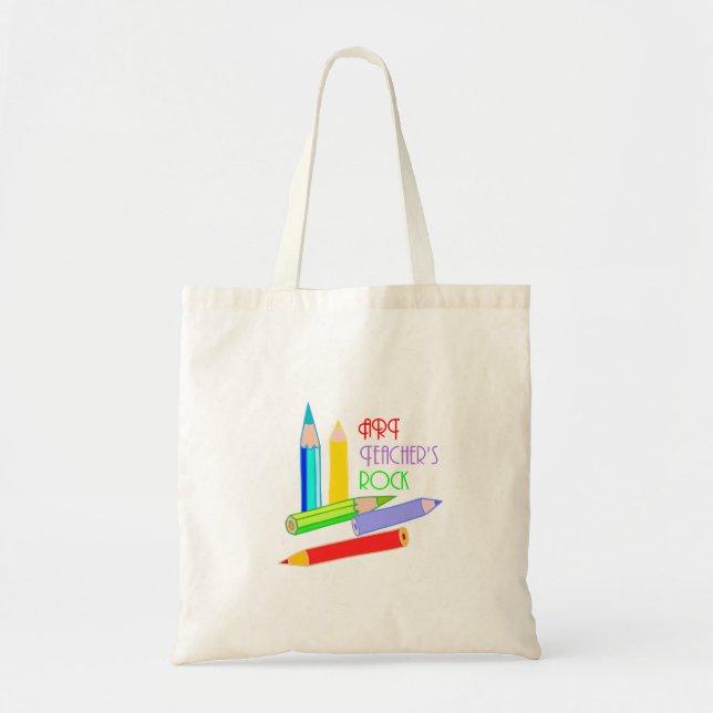 Art Teacher's Rock - Tasche des Lehrers (Vorne)
