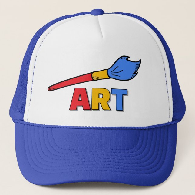 Art Trucker Hat Truckerkappe (Vorderseite)
