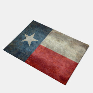 Art-Türmatte der Texas-Staatsflagge Vintage retro Fußmatte