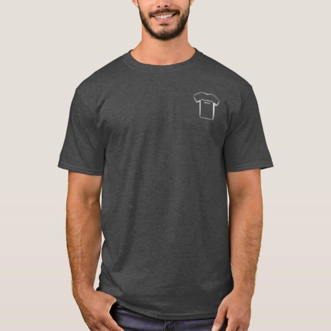 ART UND DESIGN MANS T SHIRT (Vorderseite)