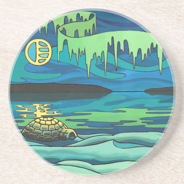 Art Untersetzer Native Inuit Art Untersetzer (Vorne)