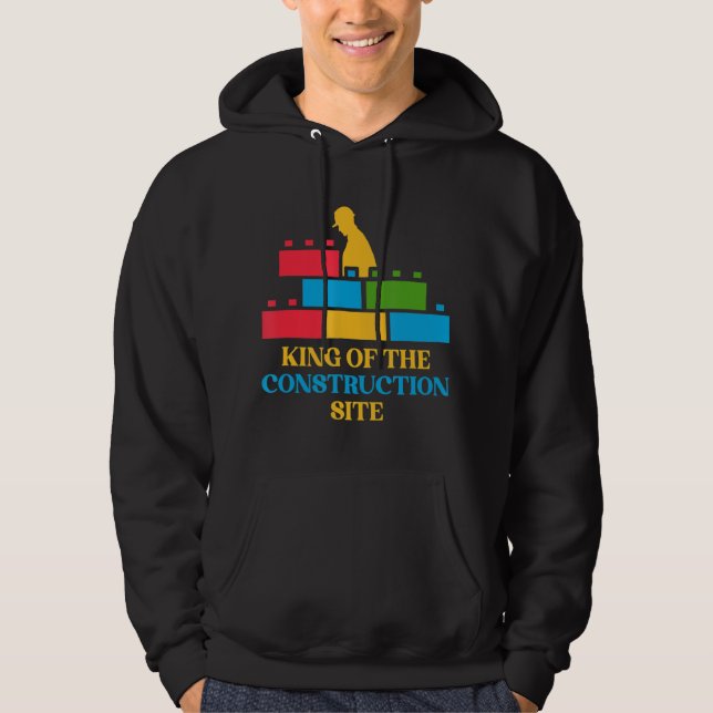 Art von Baugelände Meisterbauer Großbau Hoodie (Vorderseite)