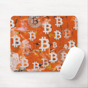 Art von Bitcoin (#5) Ölgemälde Mousepad