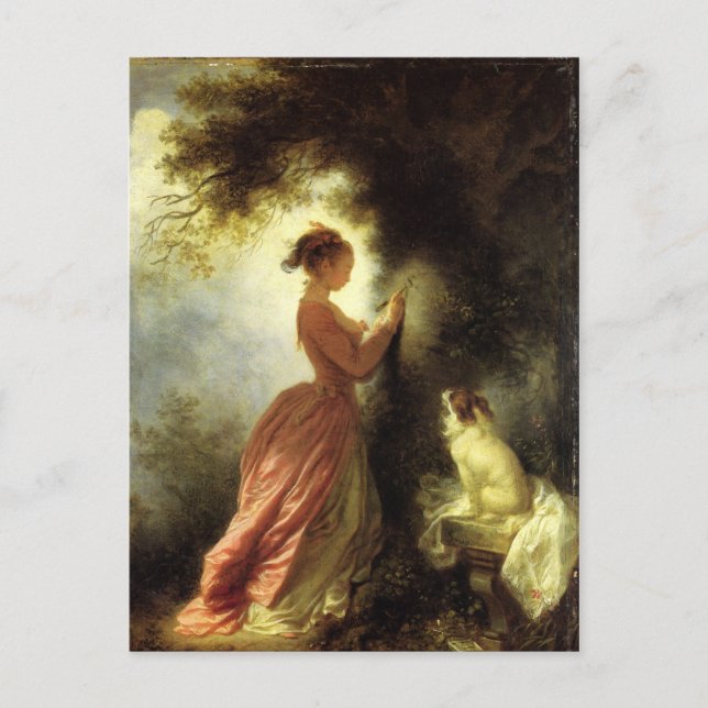 Art von Fragonard Postcard Postkarte (Vorderseite)