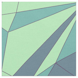 Art von Geometrie - Aqua-Fülle Stoff