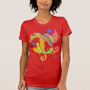 Art von Micheal Raglan Dragon Shirt