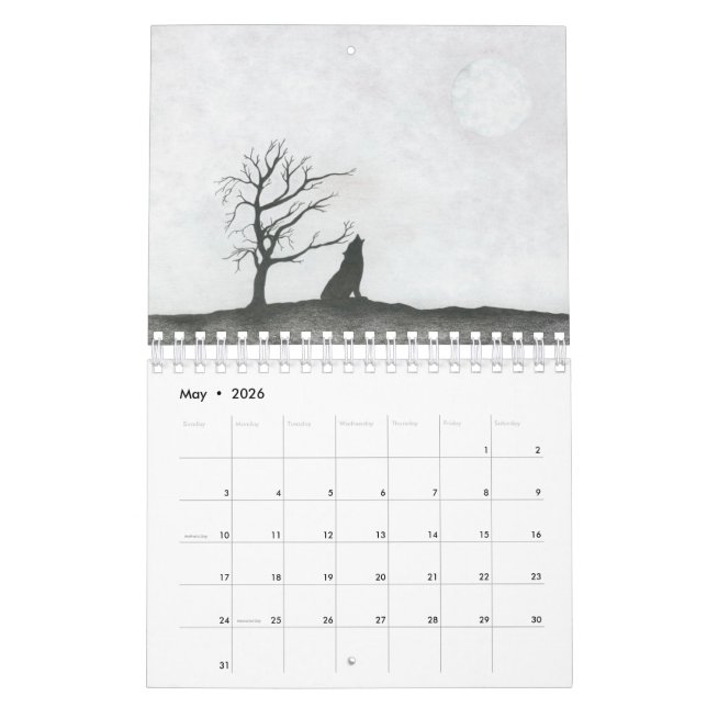 Art von Miranda Sue Hartmann Kalender (Mai 2026)