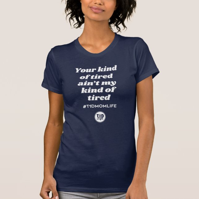 Art von müdem [weiß] T-Shirt (Vorderseite)