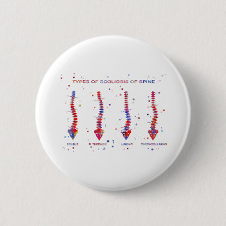 Art von Skoliose des Dorns Button