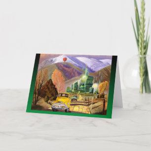 ART WEST GREETING CARD Einmal in Taos Karte