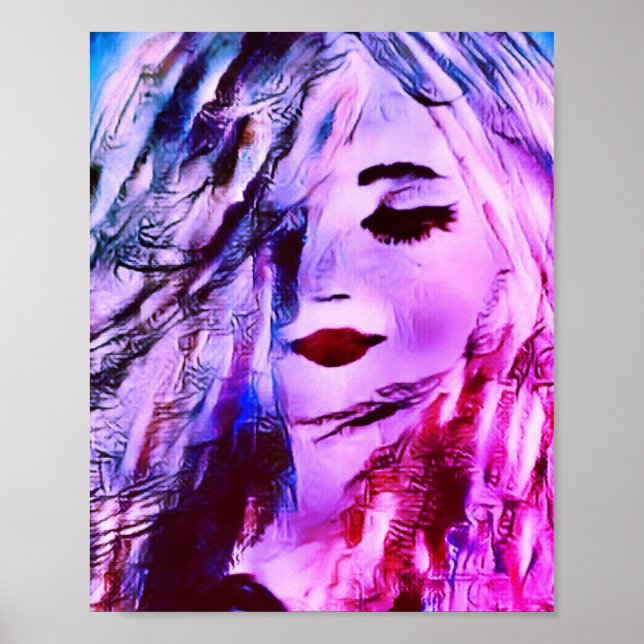 Art Woman Meerjungfrau Malerei Wand Dekoration Pri (Vorne)