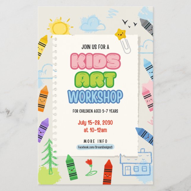 Art Workshop Flyer (Vorne)