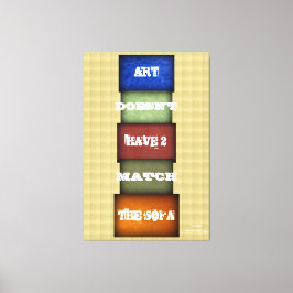 Art Zitat 3: Leinwanddruck