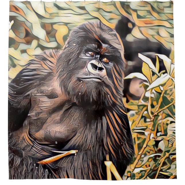 ArtAnimal Gorilla Duschvorhang (Vorderseite)