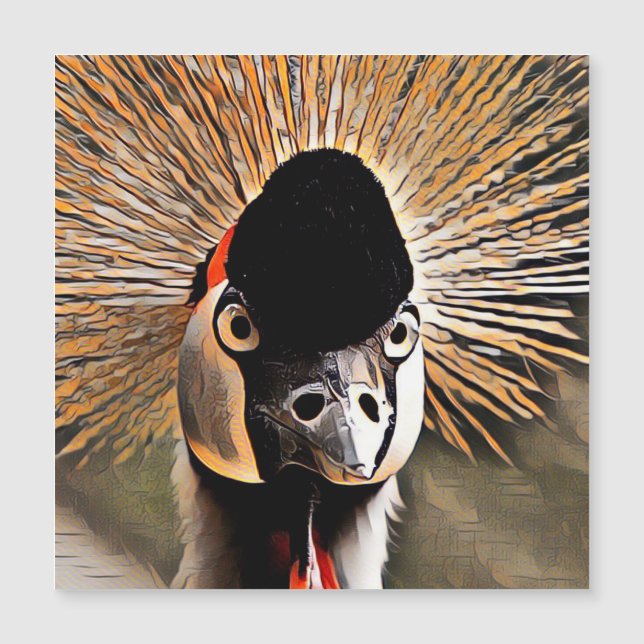 ArtAnimal-Kran Magnetkarte (Vorderseite)