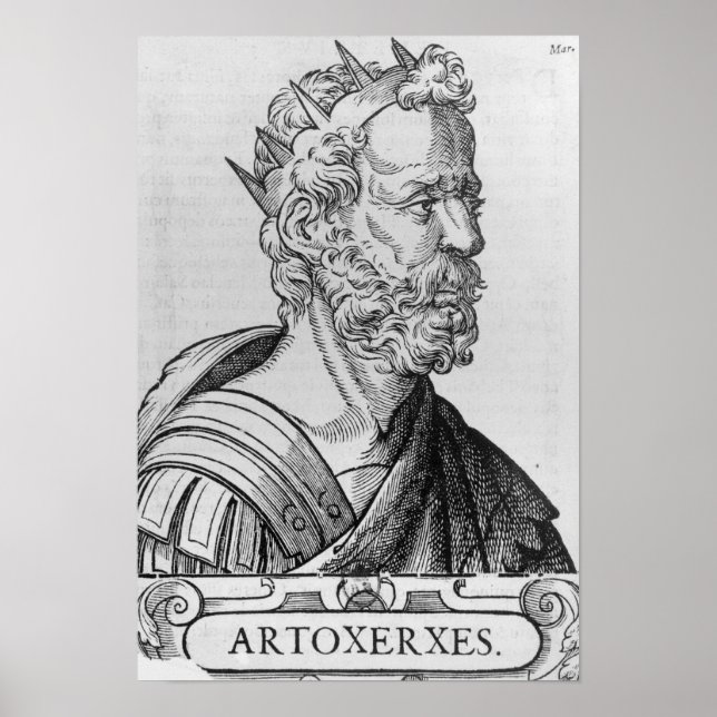 Artaxerxes II König von Persien Poster (Vorne)