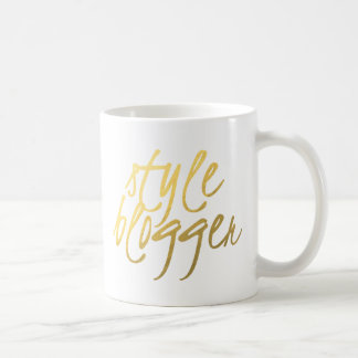 ArtBlogger - Goldskript Tasse