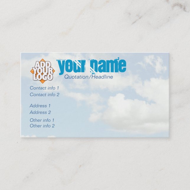 ArtClouds Business Card Visitenkarte (Vorderseite)