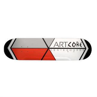 ArtCore-Skateboards/ Big Logo RED Skateboard