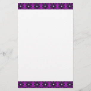 Artdeco-Blume im Retro-Stil Briefpapier