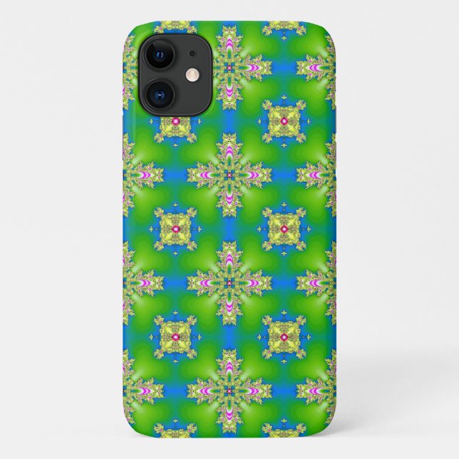 Artdeco-Blume im Retro-Stil Case-Mate iPhone Hülle (Rückseite)