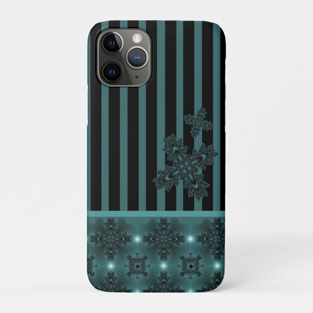 Artdeco-Blume im Retro-Stil Case-Mate iPhone Hülle (Rückseite)