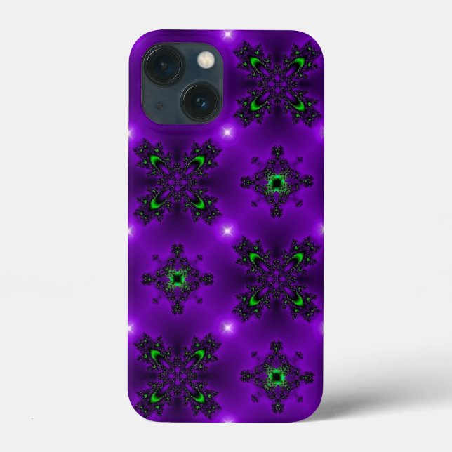 Artdeco-Blume im Retro-Stil Case-Mate iPhone Hülle (Rückseite)