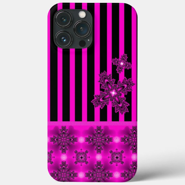 Artdeco-Blume im Retro-Stil Case-Mate iPhone Hülle (Rückseite)