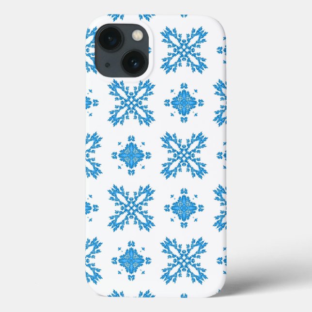 Artdeco-Blume im Retro-Stil Case-Mate iPhone Hülle (Rückseite)