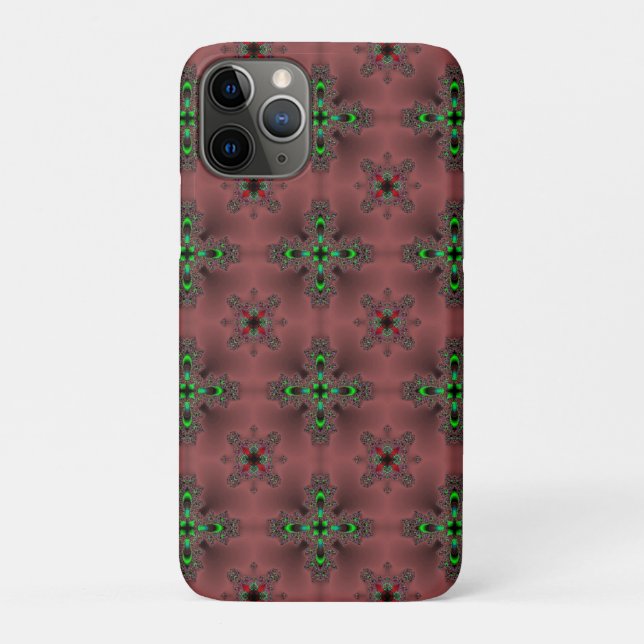 Artdeco-Blume im Retro-Stil Case-Mate iPhone Hülle (Rückseite)