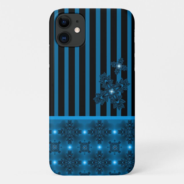 Artdeco-Blume im Retro-Stil Case-Mate iPhone Hülle (Rückseite)