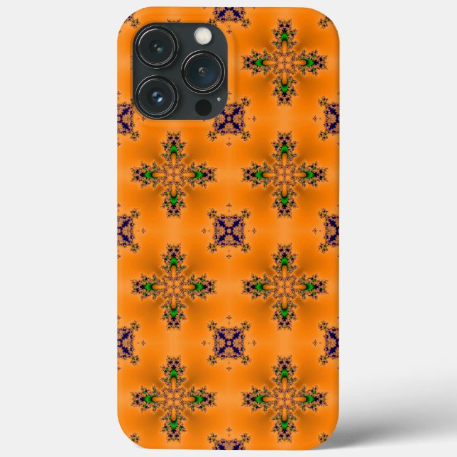 Artdeco-Blume im Retro-Stil Case-Mate iPhone Hülle (Rückseite)